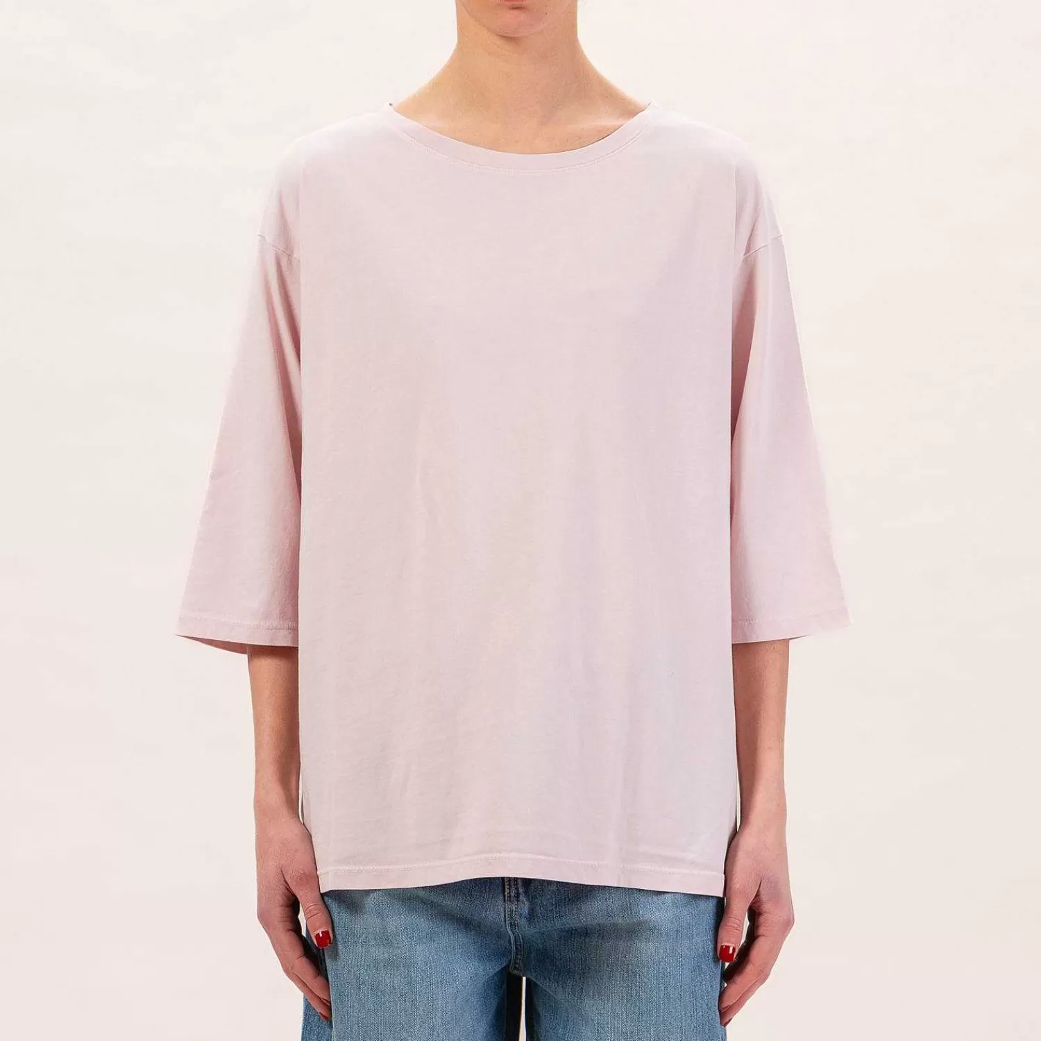 New White Mood Zeroassoluto-T-Shirt Manica 3/4 - Rosa