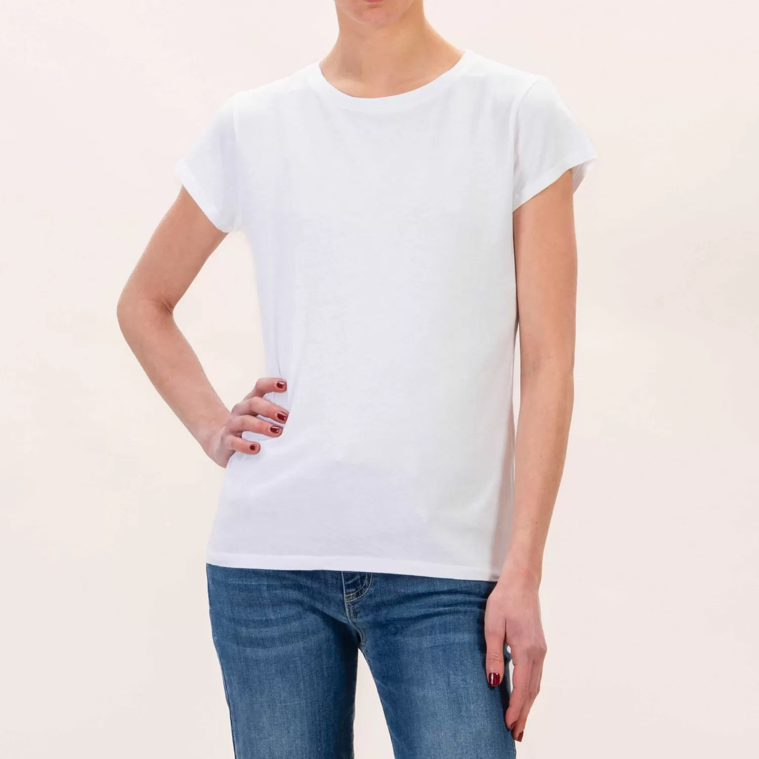 Best White Mood Zeroassoluto-T-Shirt Mezza Manica Slim Fit - Bianco