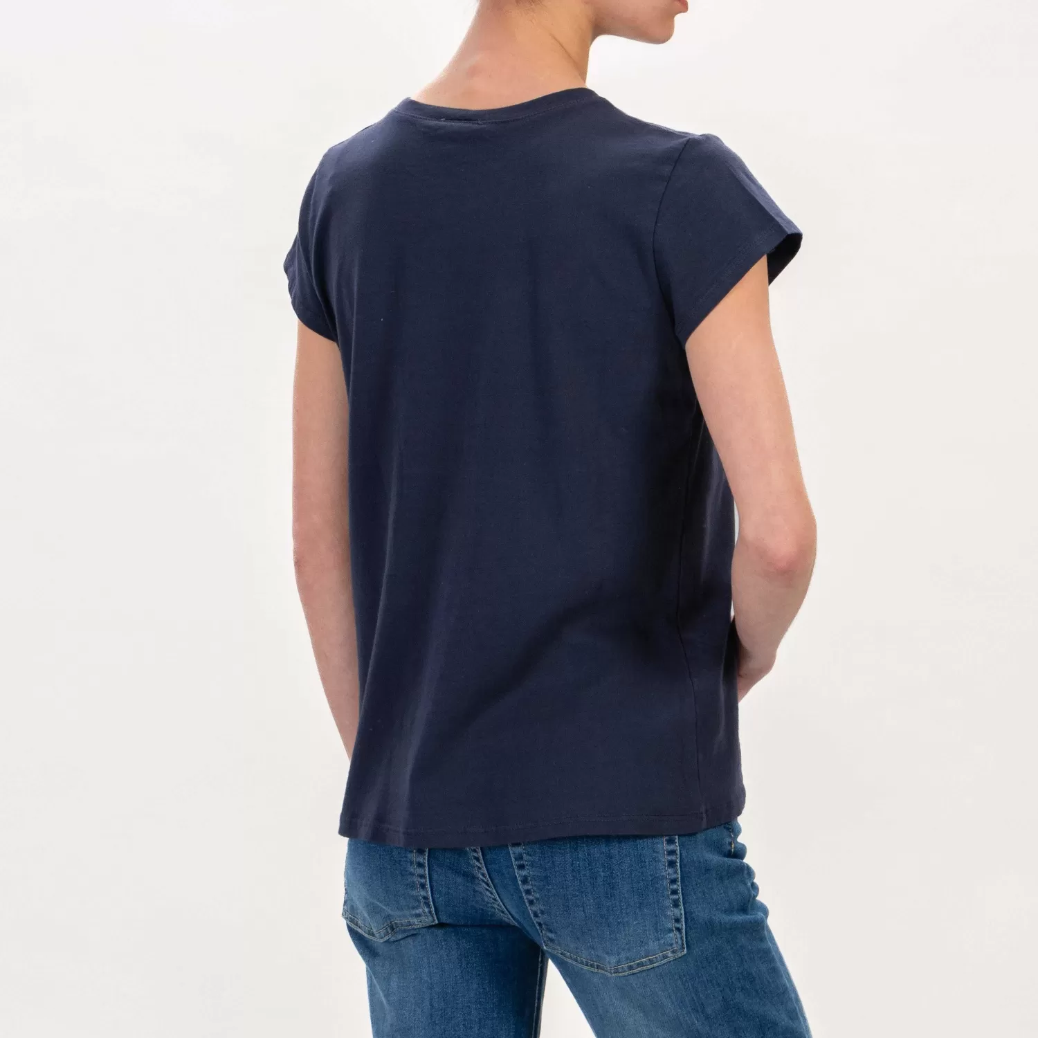 Flash Sale White Mood Zeroassoluto-T-Shirt Mezza Manica Slim Fit - Blu Navy