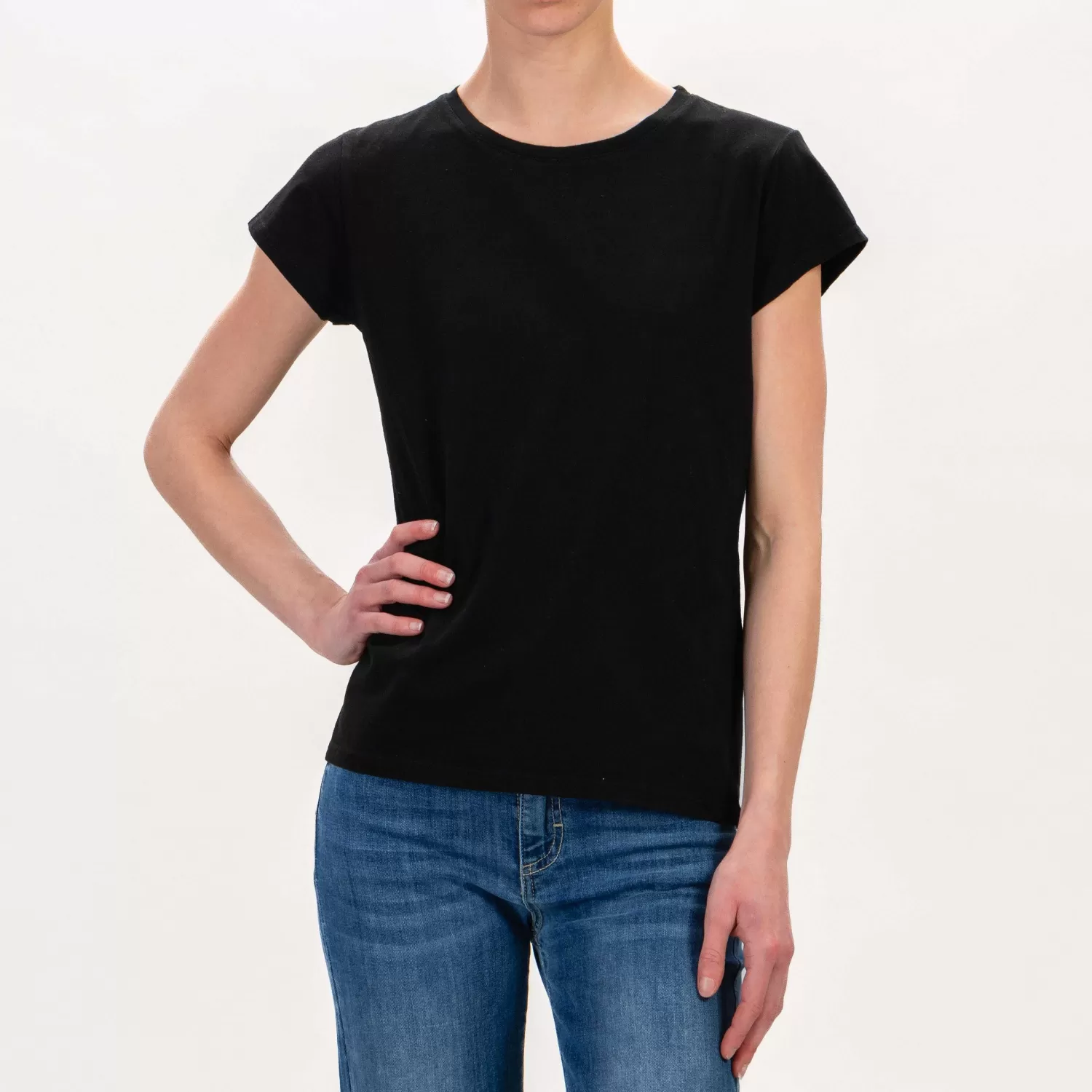 Online White Mood Zeroassoluto-T-Shirt Mezza Manica Slim Fit - Nero