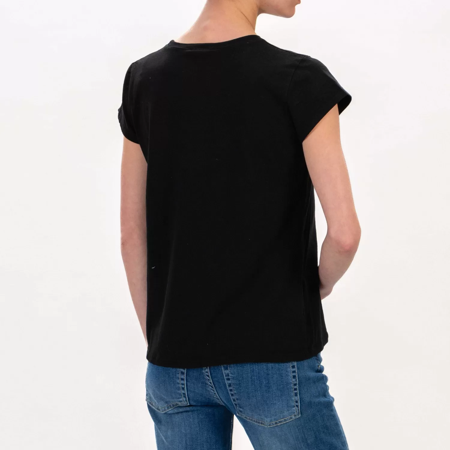 Online White Mood Zeroassoluto-T-Shirt Mezza Manica Slim Fit - Nero