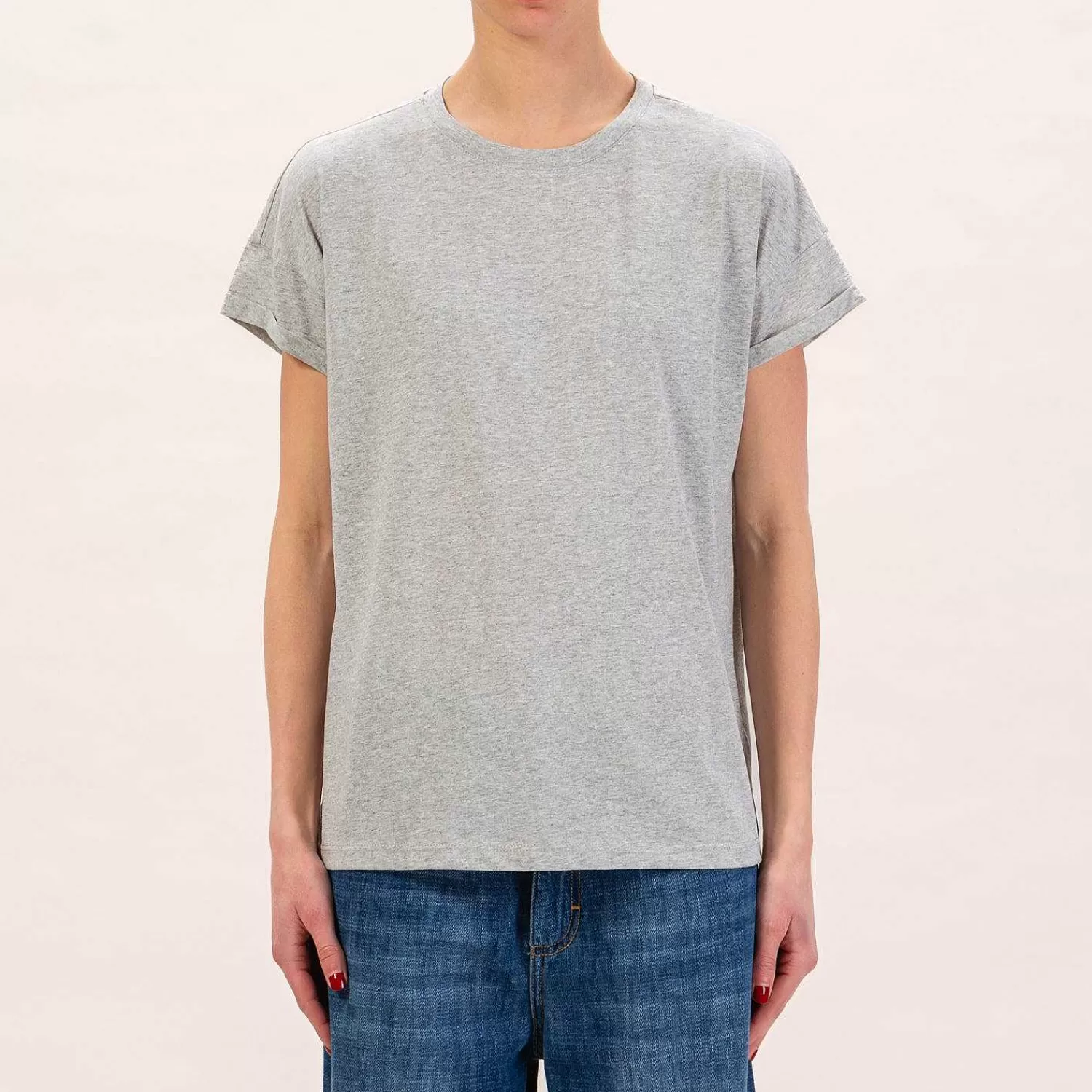 Clearance White Mood Zeroassoluto-T-Shirt Regular Fit - Grigio Melange