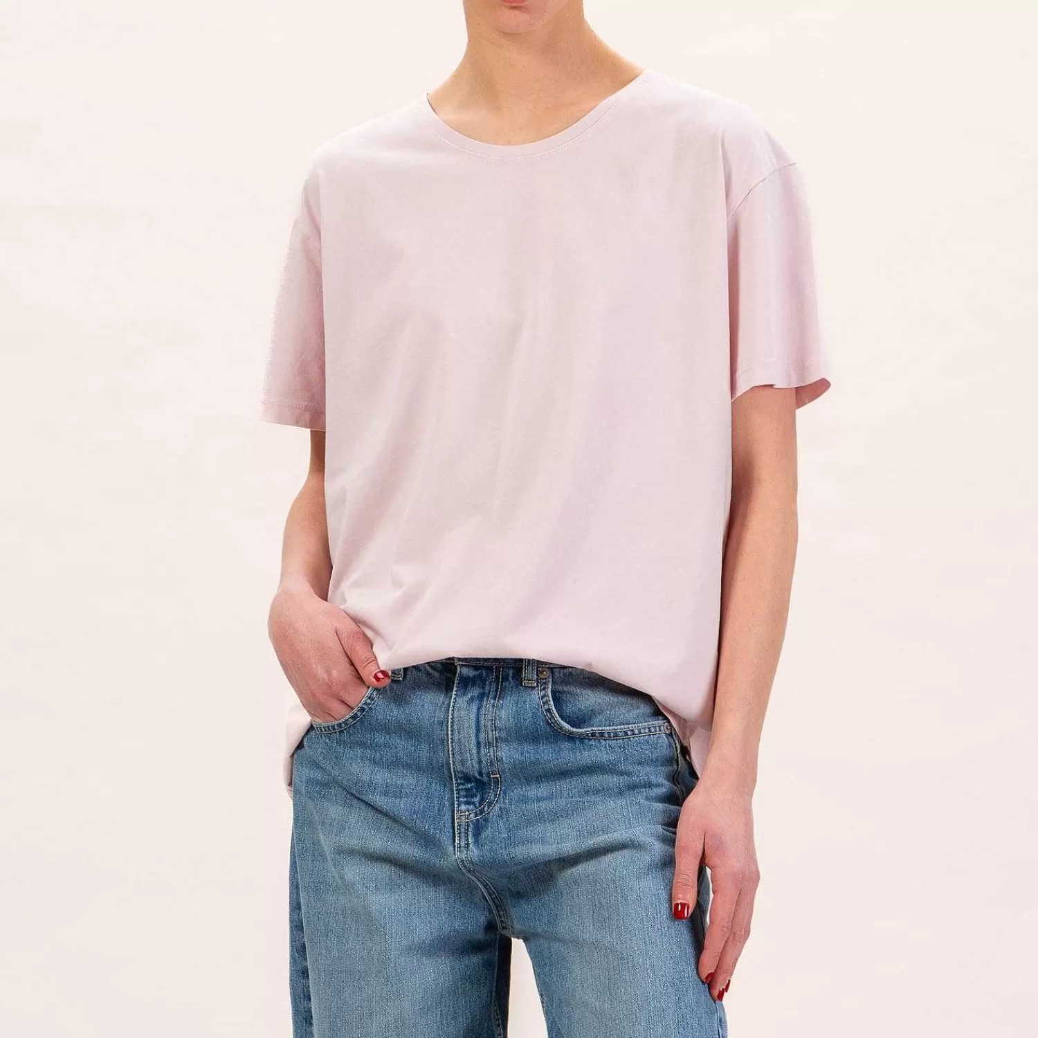 Outlet White Mood Zeroassoluto-T-Shirt Scatola Comfort Fit - Rosa