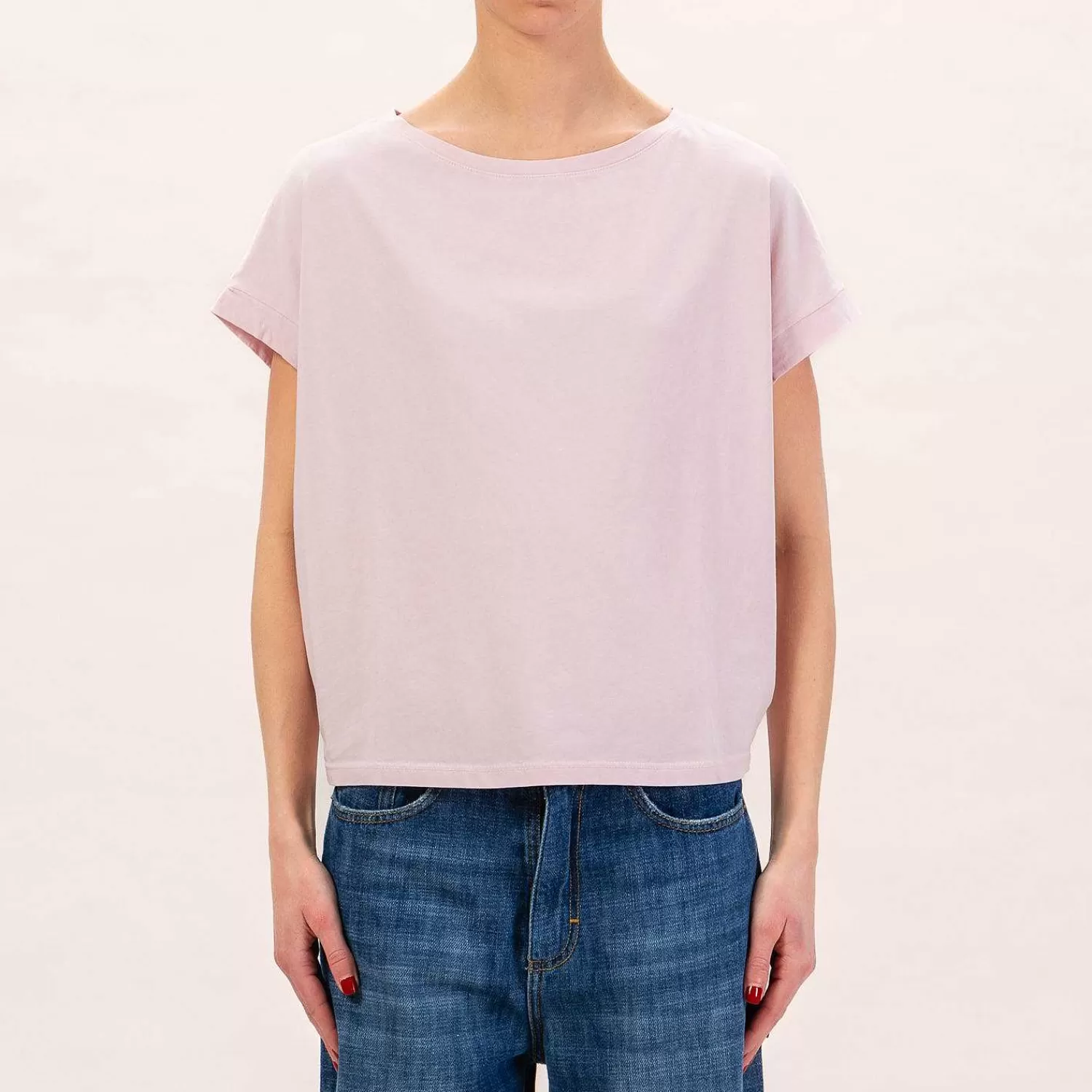 Online White Mood Zeroassoluto-T-Shirt Scatola Manica Scesa - Rosa