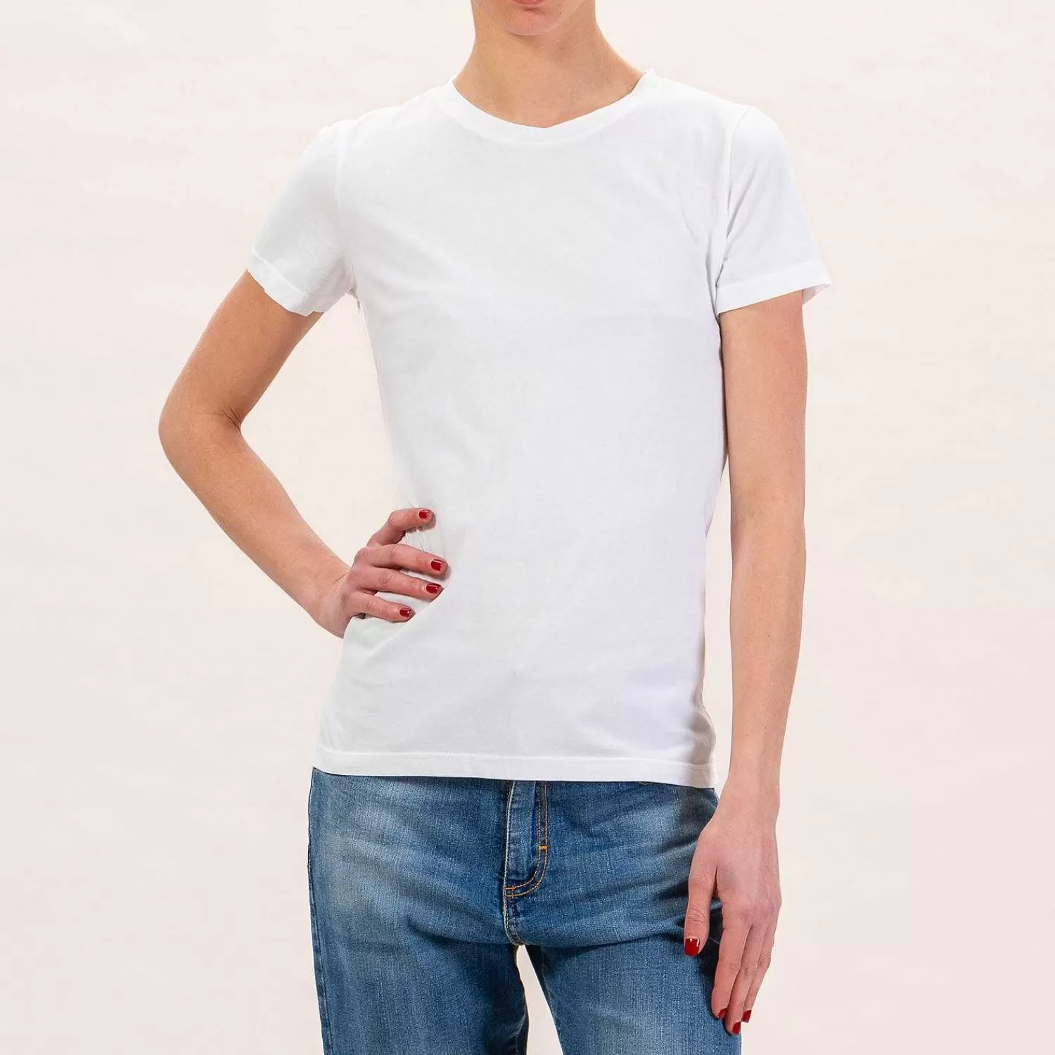 Best White Mood Zeroassoluto-T-Shirt Slimfit Mezza Manica - Bianco