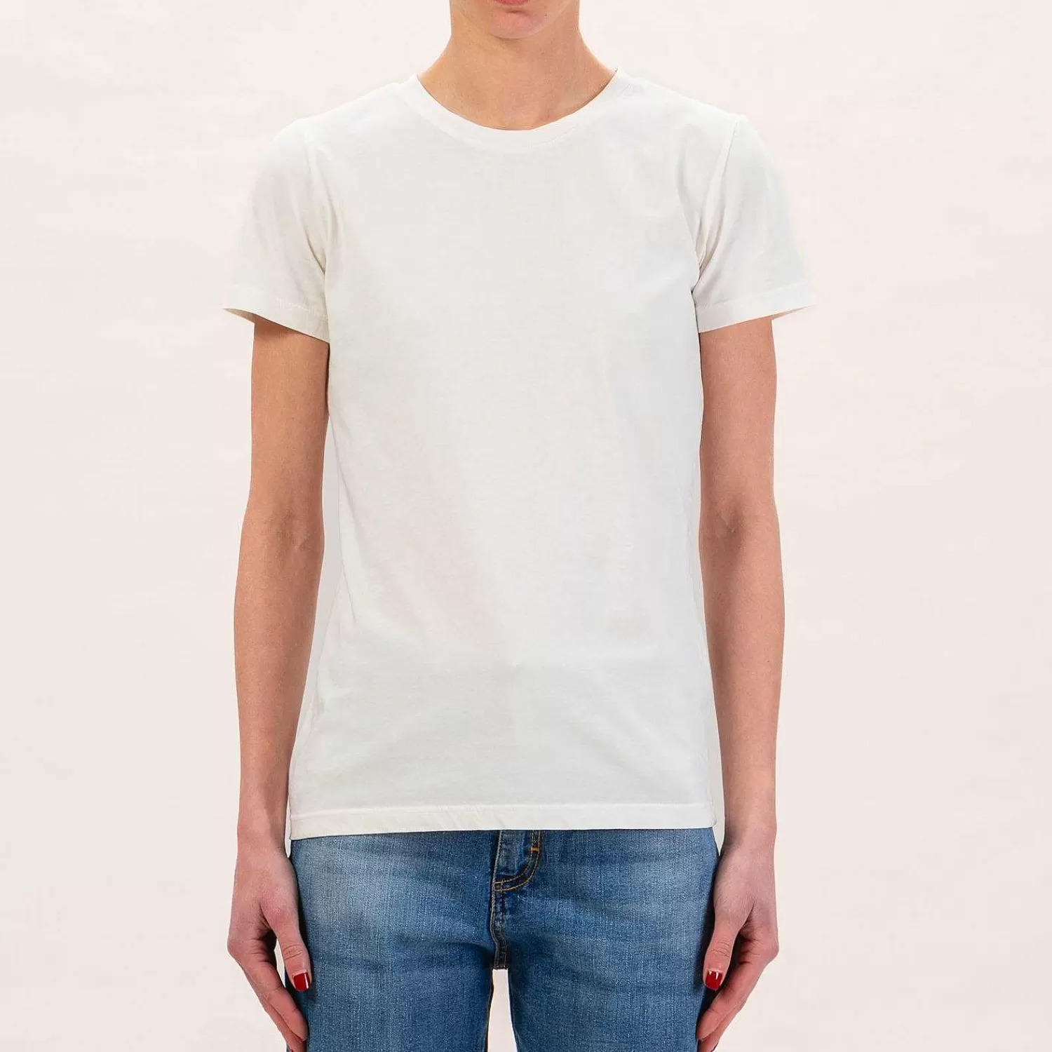 Cheap White Mood Zeroassoluto-T-Shirt Slimfit Mezza Manica - Burro