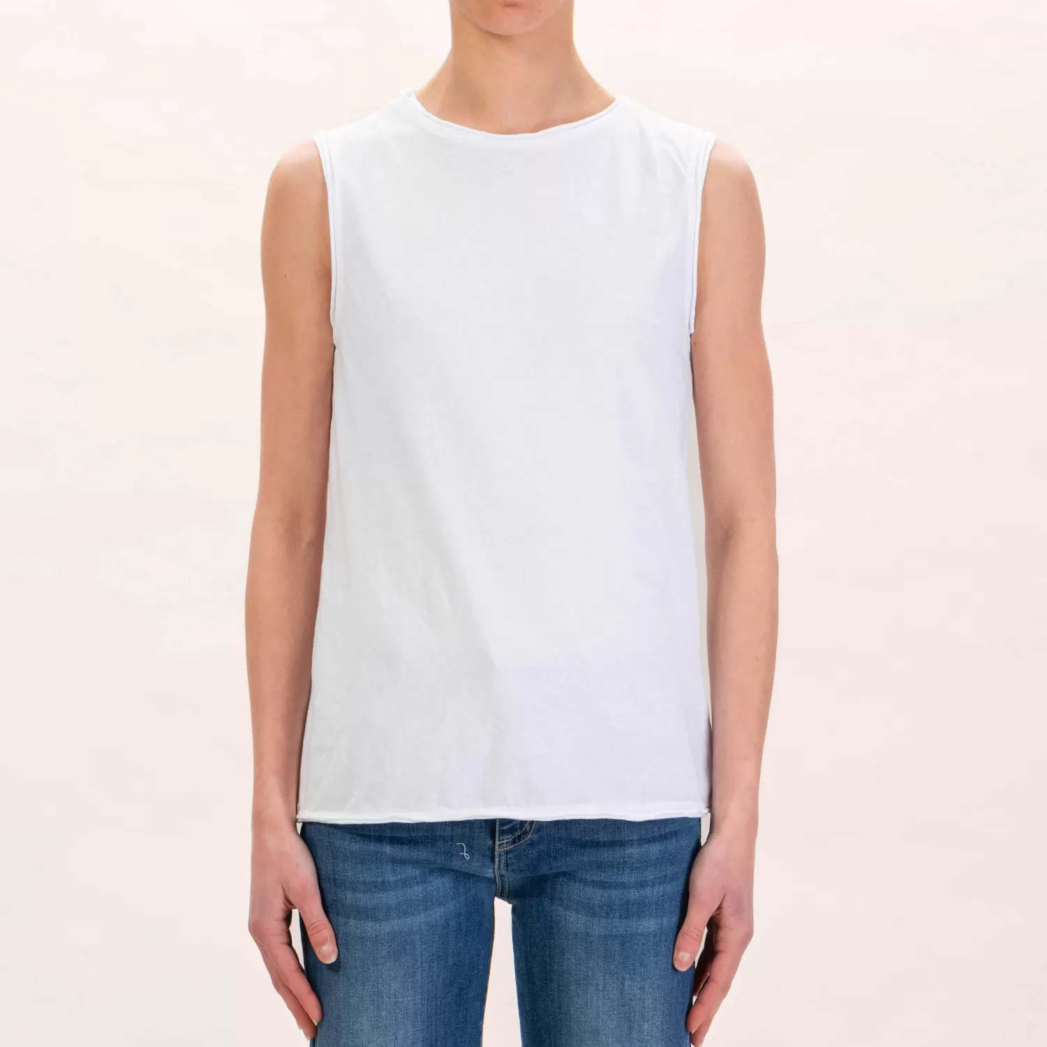 Best White Mood Zeroassoluto-T-Shirt Smanicata In Cotone - Bianco